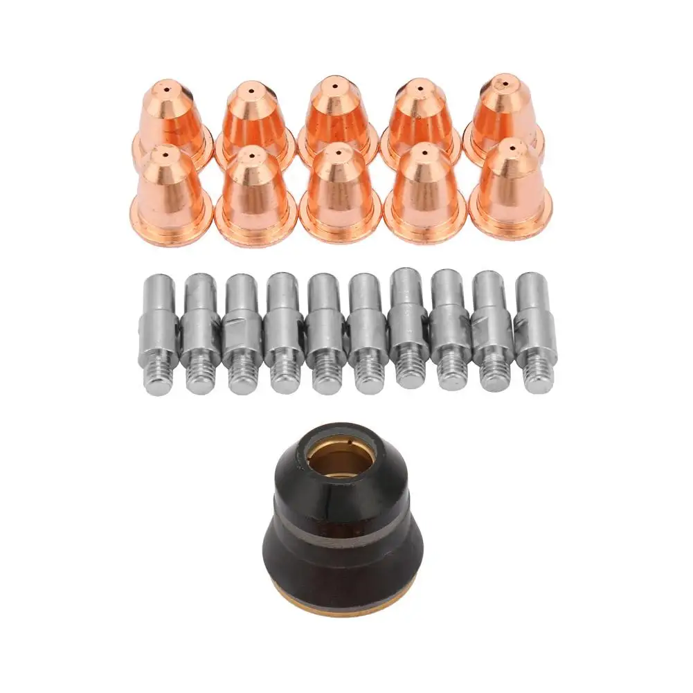 

21pcs S25 S45 Plasma Cutter Torch Consumables PD0116-08+ PR0110+PC0116 Hot