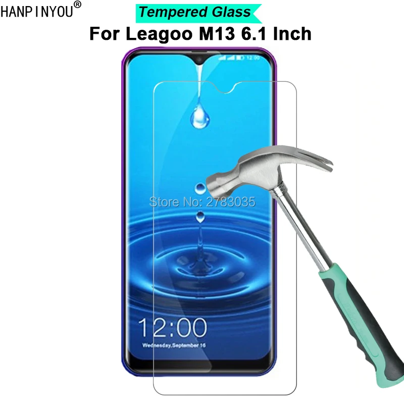 

For Leagoo M13 6.1" New 9H Hardness 2.5D Ultra-thin Toughened Tempered Glass Film Screen Protector Protect Guard