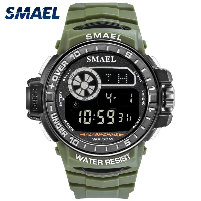 

Digital Watches SMAEL Sport Watch Military LED relogio masculino Back Light Clock Alarm 1626B Sport Watch Waterproof Mens Gift