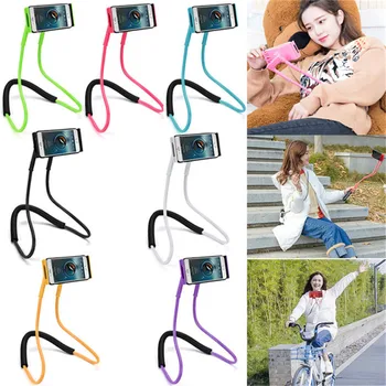 

Lazy Bracket 360 Degree Rotation Flexible Phone Selfie Holder Snake-like Neck Bed Mount Anti-skid For iphone samsung mp3 android