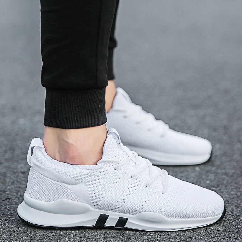 2019 الصيف جديد تحلق المنسوجة احذية الجري الرجال عارضة أحذية رياضية الرجال Flyknit تنفس شبكة ضوء المشي أحذية رياضية تنيس 2019 الصيف جديد تحلق المنسوجة احذية الجري الرجال عارضة أحذية رياضية الرجال Flyknit تنفس شبكة ضوء المشي أحذية رياضية تنيس