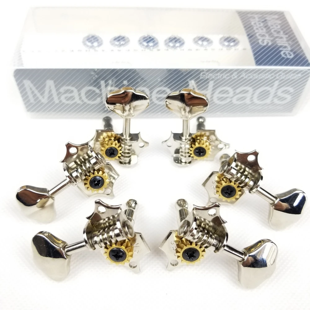 Günstige Echtes Grover Vintage Gitarre Mechaniken Mechaniken Silber Tuning Pegs