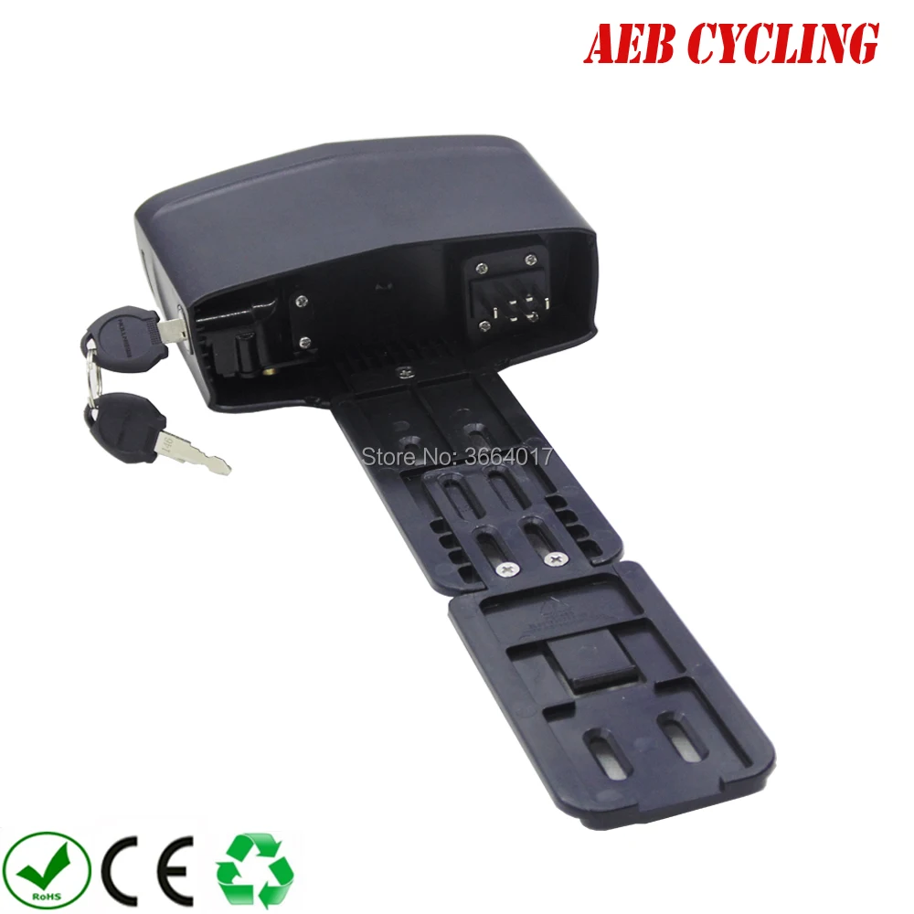 Discount EU US free tax 250W 350W 500W 750W 1000W e-cargo bike battery pack 36V 48V 52V RB3 rear rack battery Li-ion battery pack 5