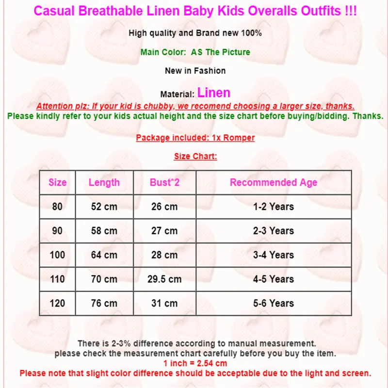 1-6Y الصيف عارضة فتى فتاة الصلبة رومبير أكمام Strappy و الكتان بذلة للجنسين الاطفال الدنغري الملابس عارية الذراعين Sunsuits