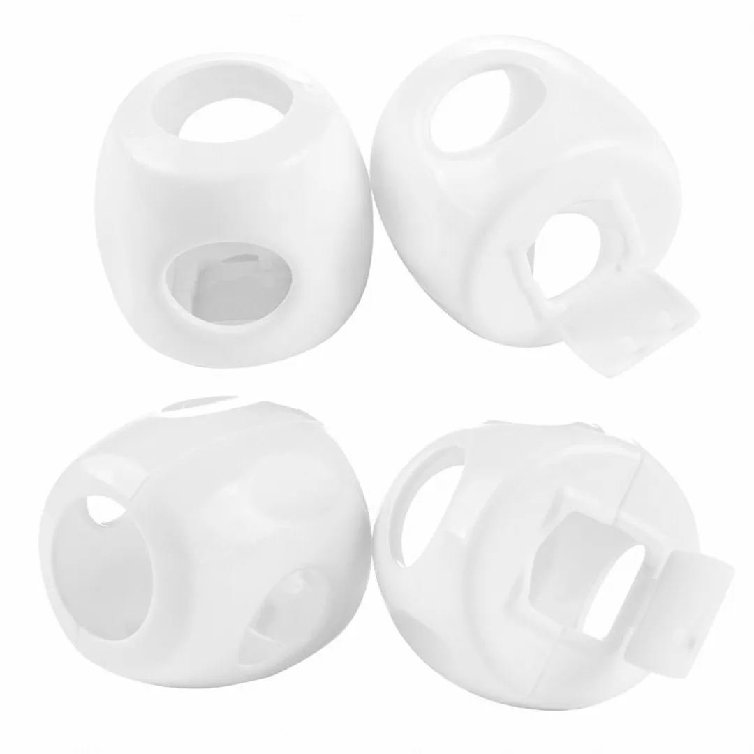 4Pcs Child Proof Safety Door Knob Cover 2.4 inch Lockable Door Knob Handle Cover Children Safe