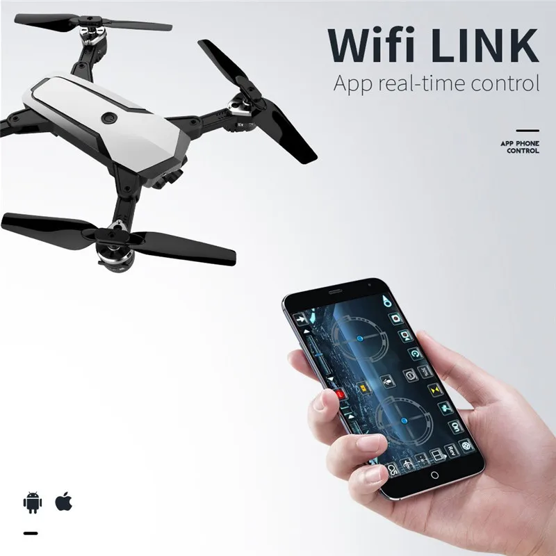 JDRC JD 20S PRO WiFi FPV w/5MP 1080P HD камера 18 минут время полета складной RC Дрон Квадрокоптер