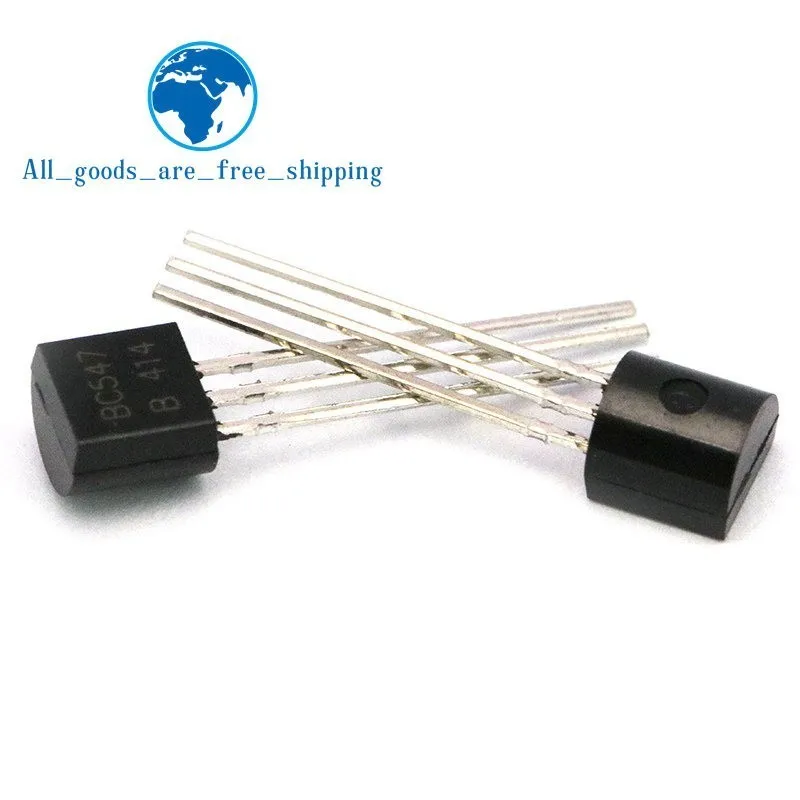 100 шт./пакет BC547 TO-92 45 V/0.1A Силовые транзисторы NPN транзистор с низким энергопотреблением