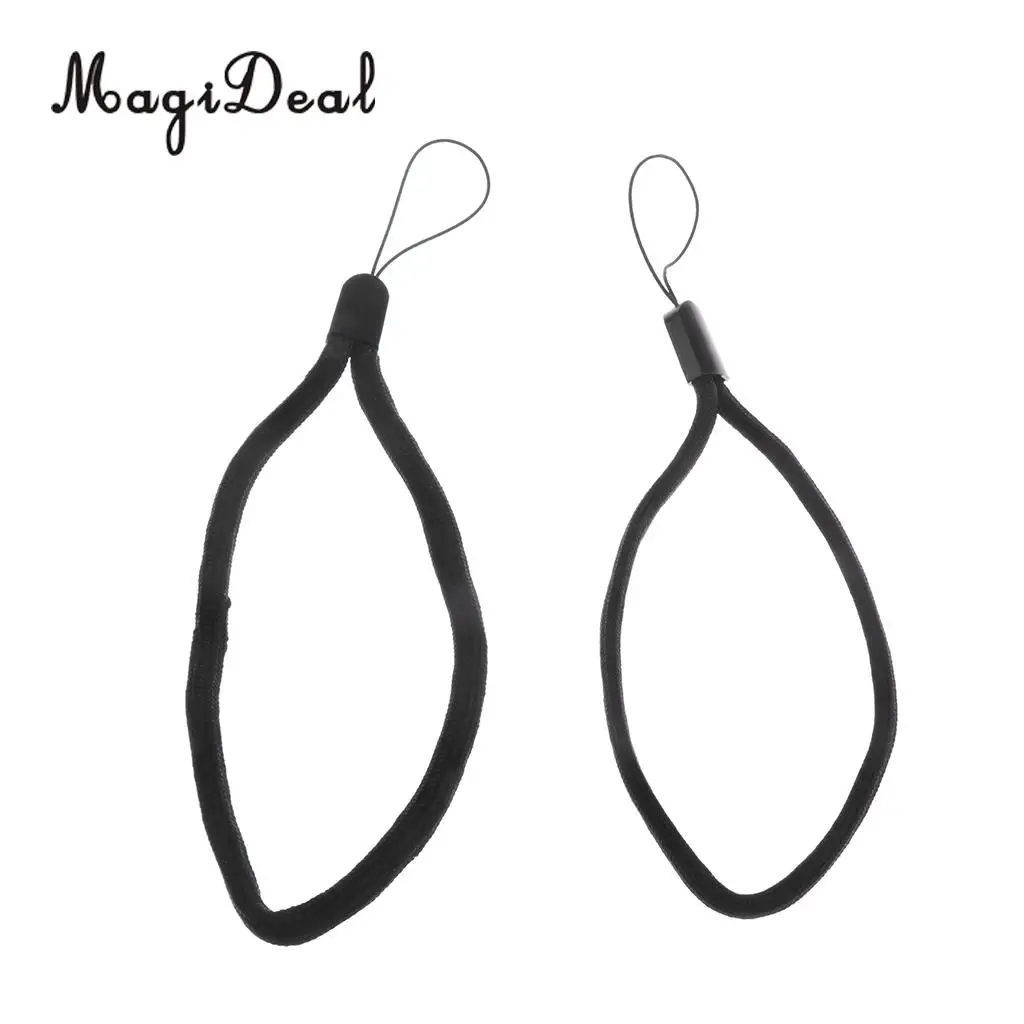 

MagiDeal 2Pcs 18cm Black Flashlight Lanyard Bottle Hand Rope Wrist Strap Outdoors Camping Hiking Caving Water Bottle Accessory