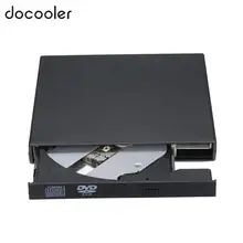 Docooler портативный USB внешний привод DVD/CD ридер плеер драйвер DVD-ROM для Windows Vista для IOSLaptops настольные компьютеры w/USB кабель