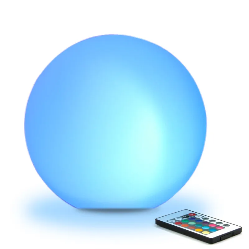

LED Light Ball Shape D20cm Decoration Furniture Waterproof IP68 Night Light Lamp For Living Room Garden Pond