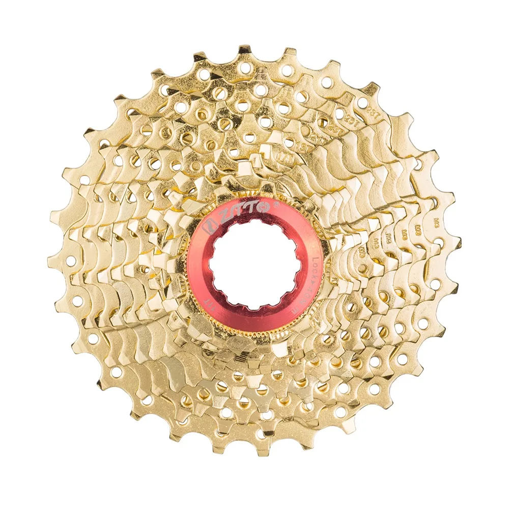 HOT-Ztto дорожный велосипед 11 S 28 T Золотая кассета 11-28T сталь Freewheel скоростной маховик