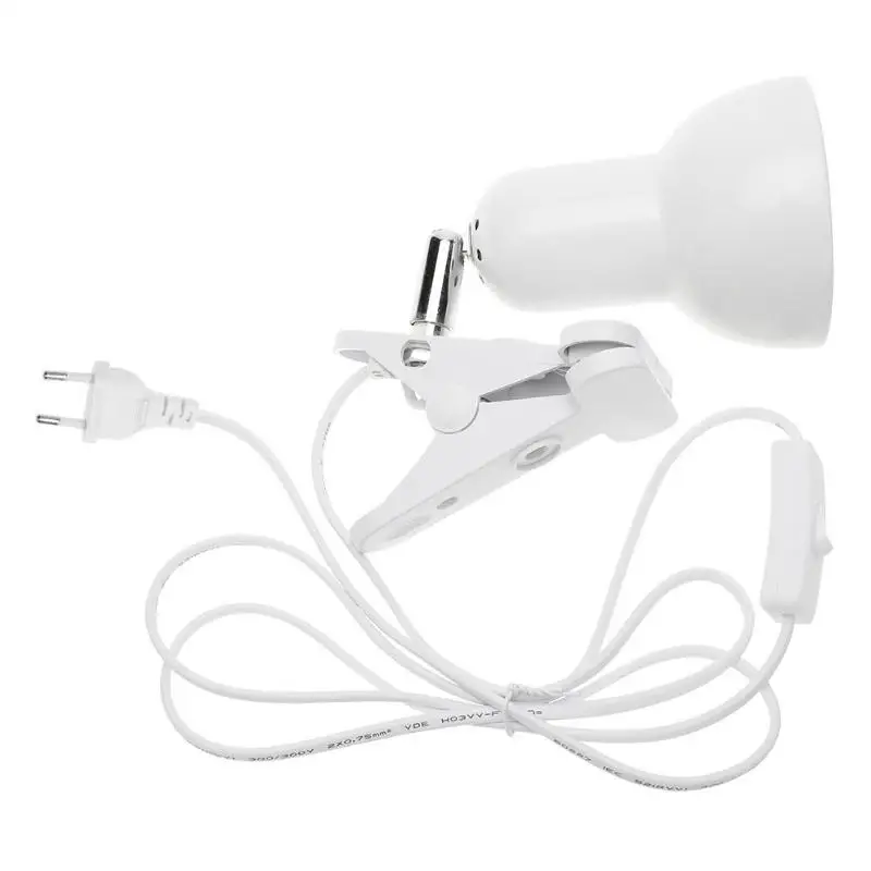 Вращающийся на 360 градусов зажим держатель лампы нагрев черепахи ящерицы рептилия греющийся светильник зажим База светильник ing Socket прочный