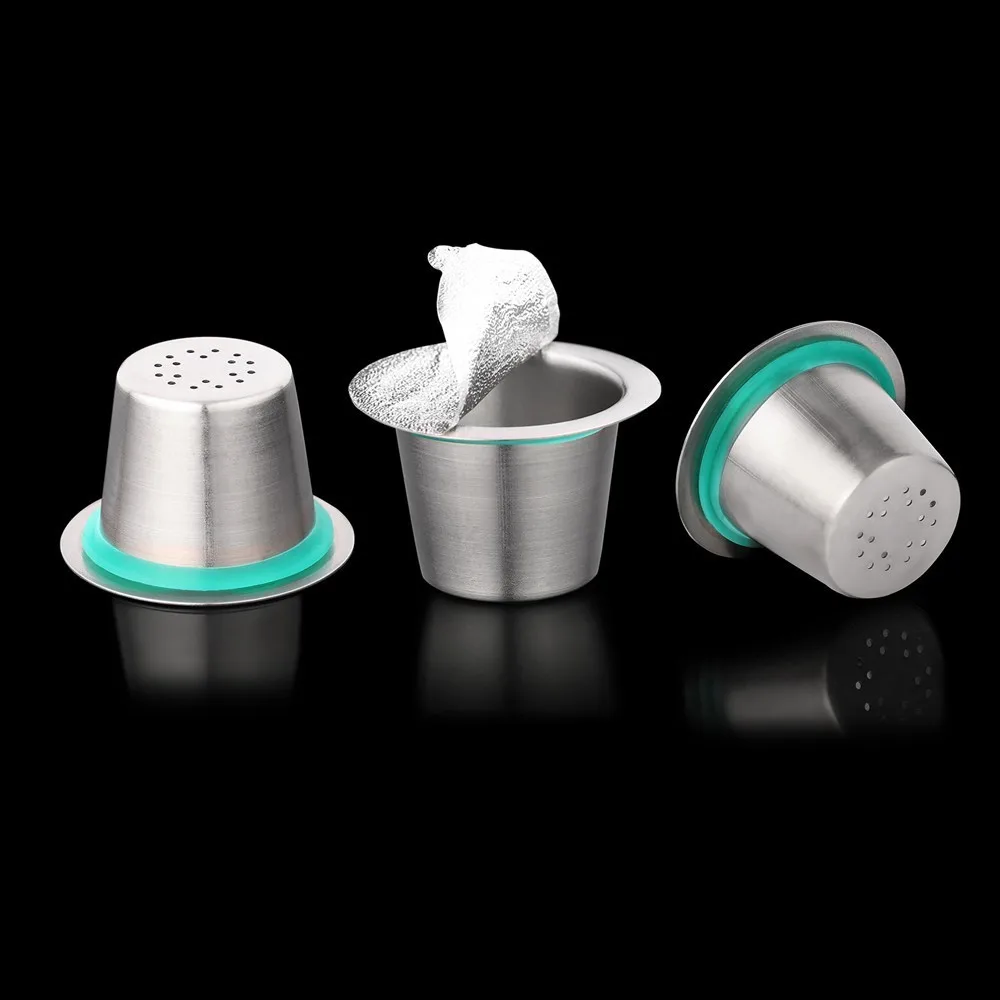 Многоразовые кофейные капсулы Nespresso из нержавеющей стали 7 шт./компл.|Фильтры для