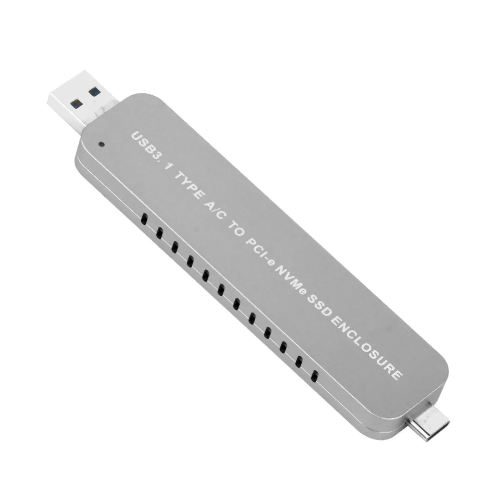 Корпус для SSD накопителя USB на M.2 2280 Type A C Pci e M2 M Key поддержка UASP TRIM HDD|Корпус жесткого