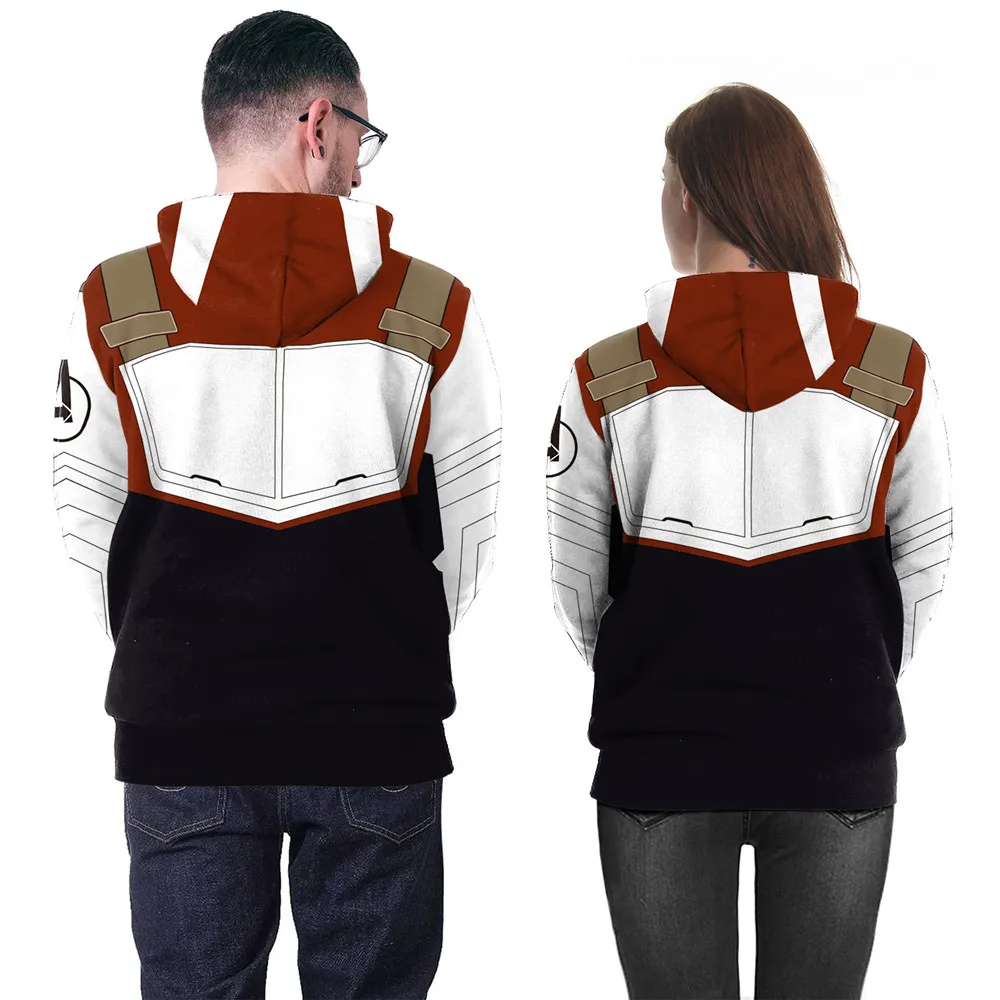 2019 New Men Unisex Avengers Endgame Quantum Realm 3D Hoodie Movie Cosplay Costume Superhero Iron Man Hoodies