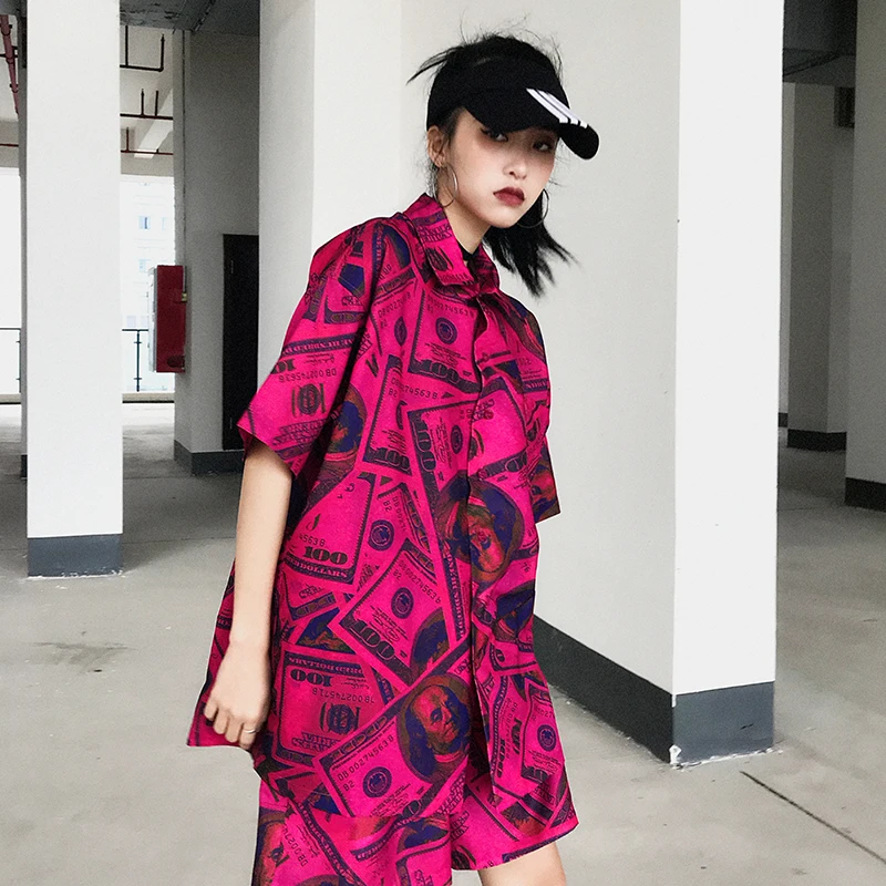 Ulzzang женская летняя одежда корейский стиль Харадзюку персонализированная