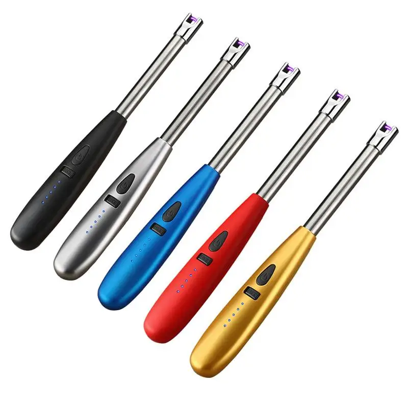 Electric Arc Lighter Rechargeable Candle Lighters Long Neck Kitchen