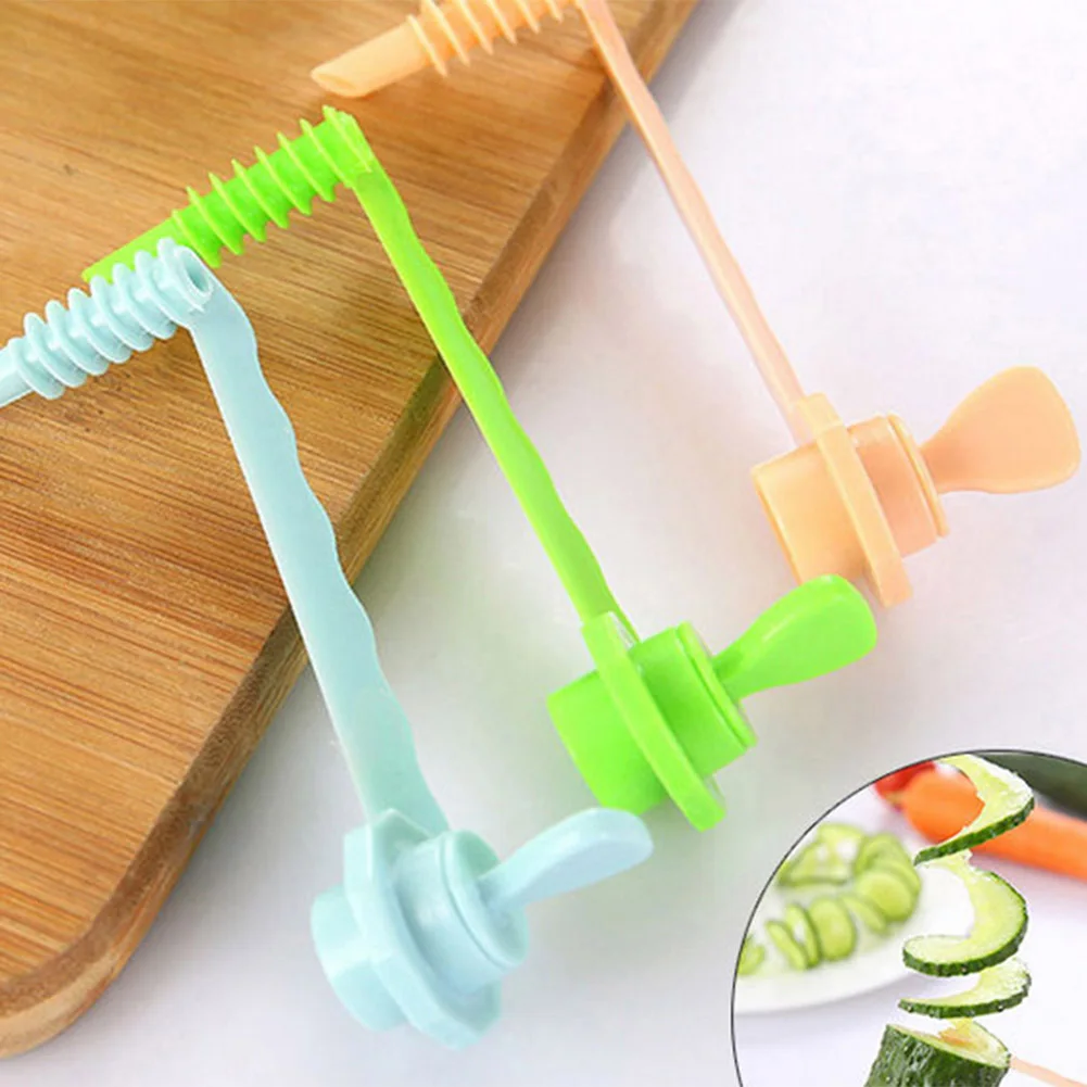 

Creative Fruit And Vegetable Spiral Slicer Kitchen Cutting And Vegetable Pattern Carved Flowers WXV Sale