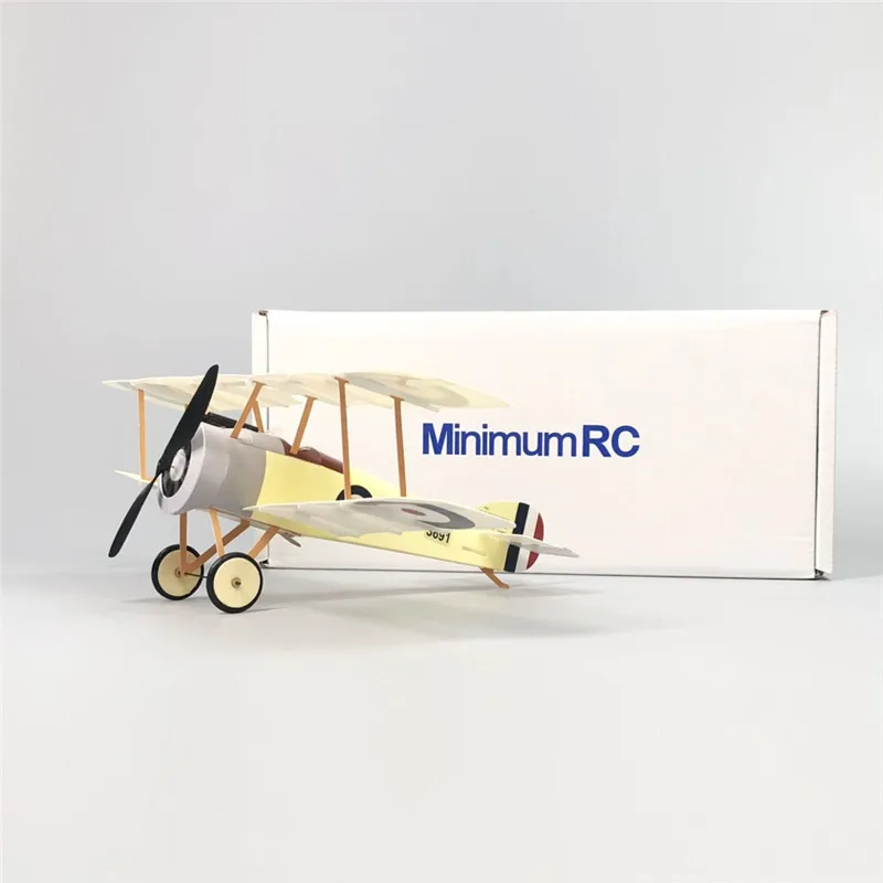 Минимальный RC поколение S. E.5A 360 мм 380 размах крыльев пены весы биплан зум