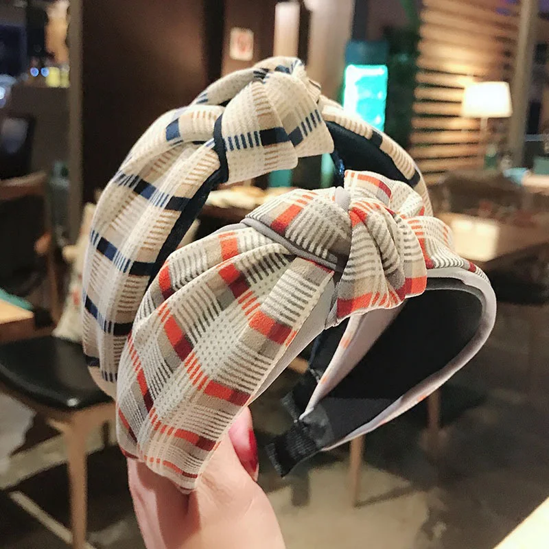 

Fashion Style Hairband Knot Turban Flower Printed Elastic Head Hoop Bands Accessories Headband for Women Girls Wide headdress