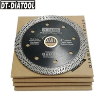 DT-DIATOOL 5 шт./компл. " 4,5" или 5 дюймов Горячим Прессованием отрезной диск алмазные режущие колеса сетки Turbo пилы для плитки Мрамор