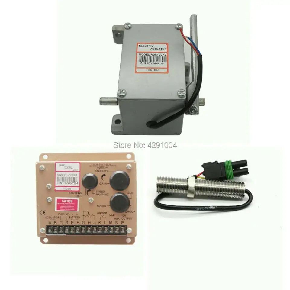 

1 Set ESD5500E ADC120 12V 24V 3034572 80MM ESD5111 ADC225 MSP675 Diesel Generator Set Accessories Governor Actuator Speed Sensor