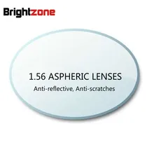 1,56 Асферические HC AR анти-scracthes с зеленым покрытием, CR-39 очки из смолы, линзы по рецепту для близорукости/дальнозоркости/пресбиопии