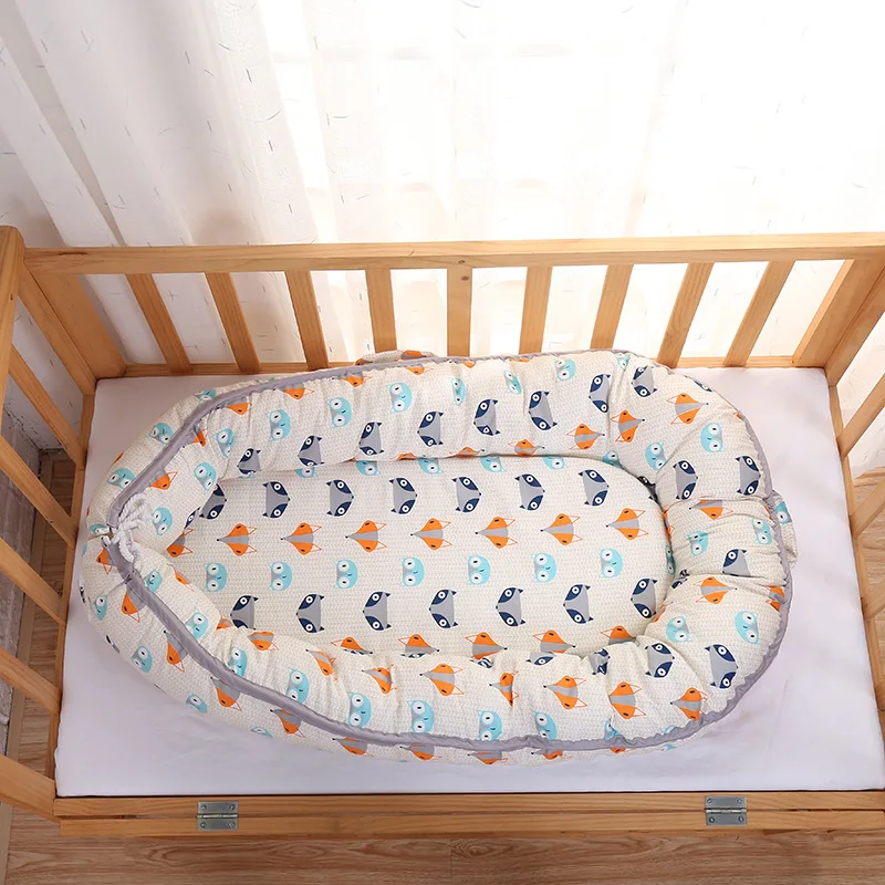  0-12 Month Baby Nest Bed Crib Portable Removable And Washable Crib Travel Bed For Children Infant K