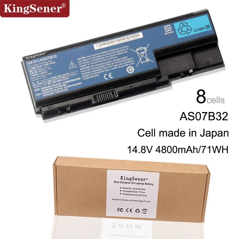 Аккумулятор KingSener AS07B32 для ноутбуков Acer Aspire 5920 5930 5935 AS07B31 AS07B71 AS07B61 AS07B42 AS07B51|battery for