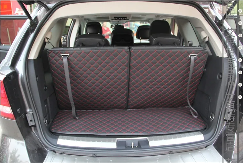 Хорошая и! Специальные автомобильные коврики для багажника для Dodge Journey 7 мест-2013 Водонепроницаемые кожаные коврики для багажа для JCUV 2012
