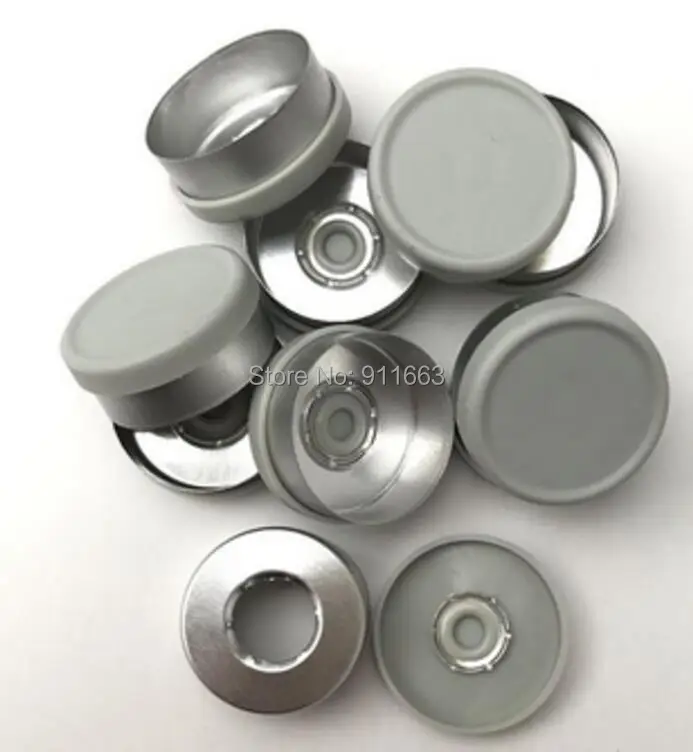 20mm Plastic-Aluminium Cap 1000PCS,Many colored Aluminum and Plastic pharmaceutical Cap,Plastic Tops for crimping glass vial 5