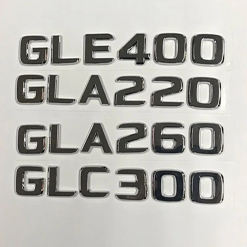 Trunk Rear Emblem Badge Chrome Letters GLA220 GLA260 for Mercedes Benz GLS350 GLS400 GLS450 GLS500 GLS550 | Автомобили и