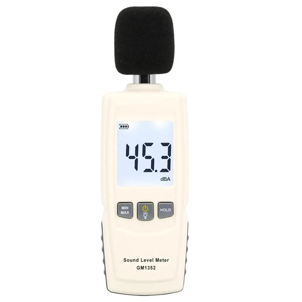 

GM1352 30-130dB Digital Sound Level Meter Noise Tester In Decibels LCD Screen Noisemeter