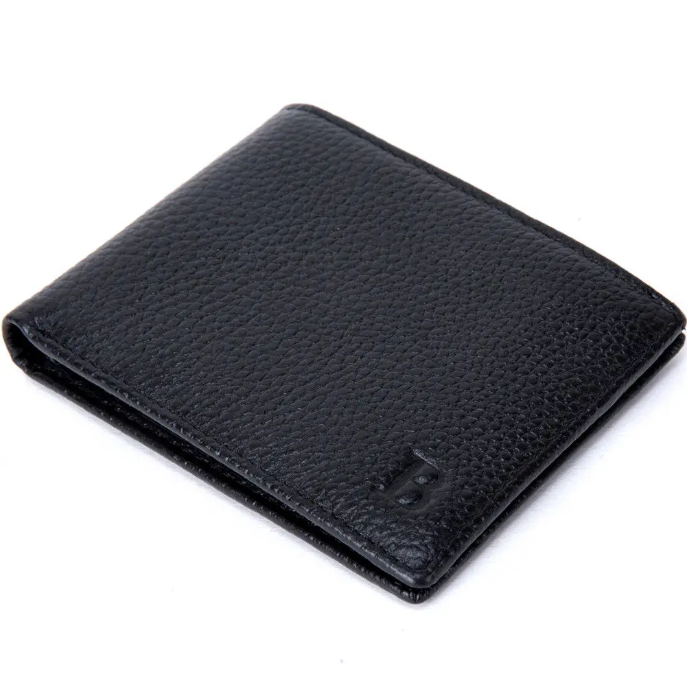 

2018 New Style Fashion Men's Slim Leather Bifold Money Holder Wallet Billfold Purse Clutch Wallets