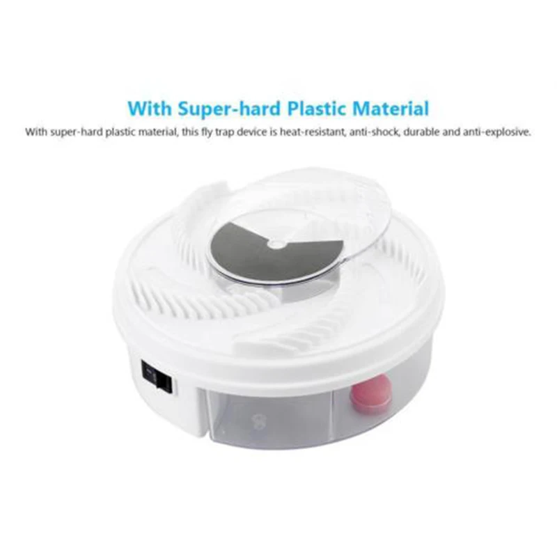 

Electric Fly Trap Device With Trapping Food USB Cable With USB Plug