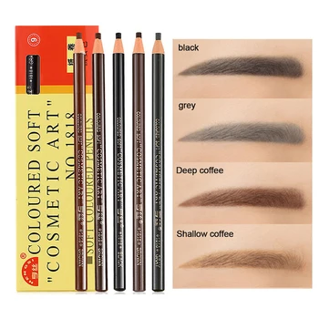 

1PCS Waterproof Longlasting Eyeliner Eyebrow Pencil Brow Easy To Apply and Remove Natural Looking Makeup Tool 5 Color TSLM1