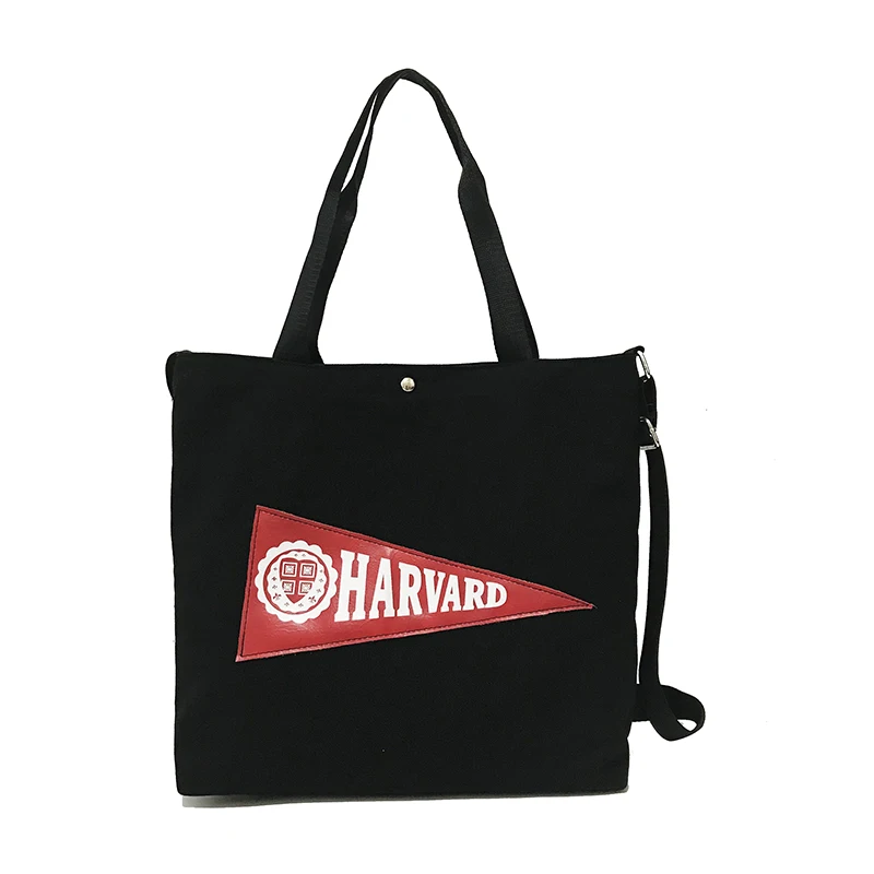 

ABDB-Canvas Big Bag Female Printed Letter Portable Tote Bag Fabric Single Shoulder Diagonal Package
