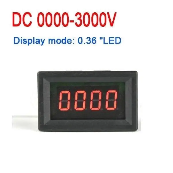 DYKB DC Вольтметр 0 3000 В Высокая точность высокое напряжение 36 &quotцифровой