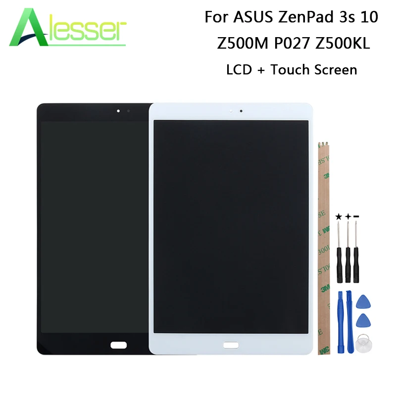 

Alesser For ASUS ZenPad 3s 10 Z500M P027 Z500KL LCD Display + Touch Screen Screen Digitizer For ASUS ZenPad 3s +Tools +Adhesive