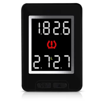 

TPMS Tire Pressure Monitor System LCD Wireless Monitorring Temperature Warning External/Internal Sensors for Toyota r15