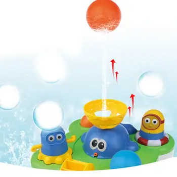 

Cute Colorful Pattern Whale Paradise Electric Bath Toy Water Spray Toy