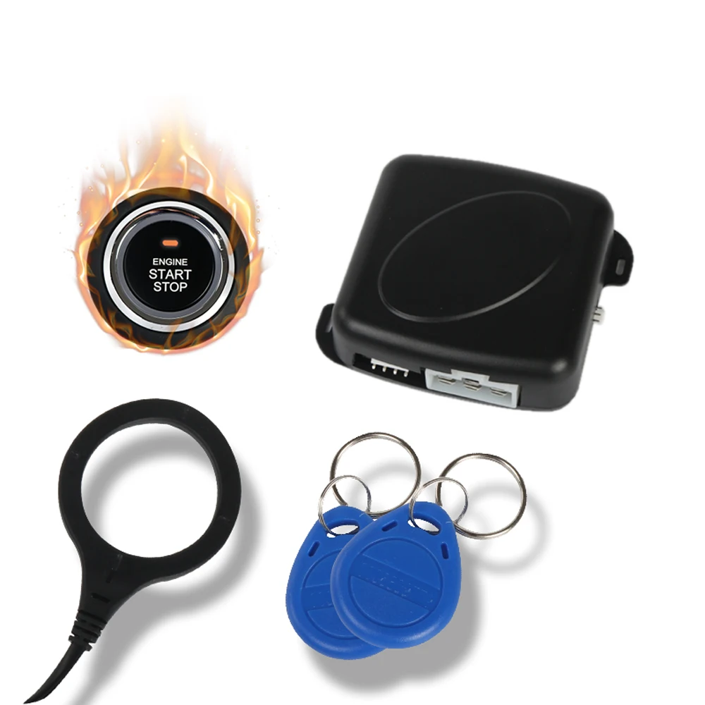 12 В Автомобильный Двигатель нажмите кнопку пуска RFID замок зажигания ...