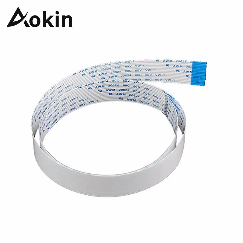 Aokin for Raspberry Pi Module Camera 15 Pin FFC 50CM Ribbon Flexible Flat Cable Compatible Raspberry Pi 3 2 csi camera module 5mp 160 degree night version webcam support 1080p 720p video with ffc cable for raspberry pi 3 2