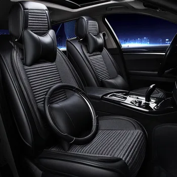 

TO YOUR TASTE auto accessories car seat covers linen cushion set for JAC K5/3 iev b15 A13 RS refine s3 s2 s5 healthy new styling