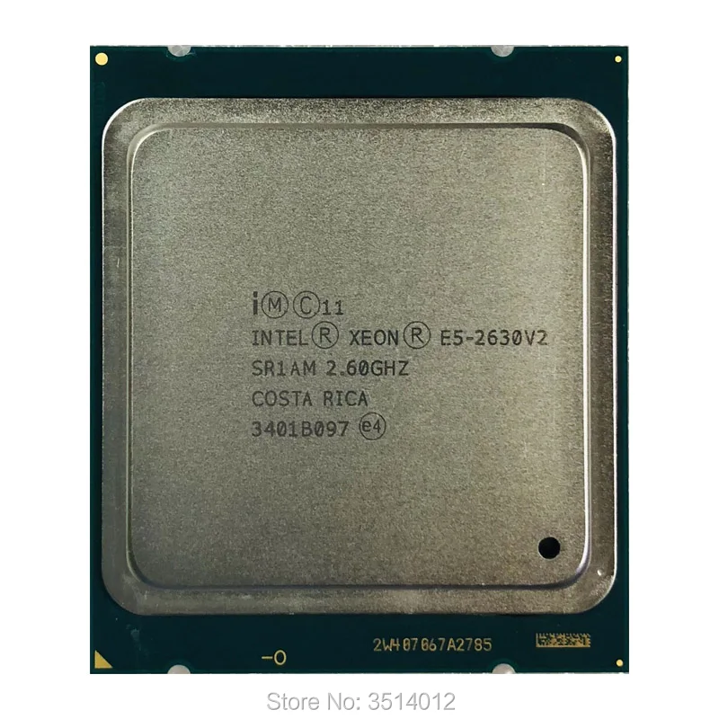 Процессор Intel Xeon E5-2630V2 E5 2630v2 E5 2630 v2 2,1 ГГц шестиядерный ЦП с 12 потоками 15 м 80 Вт LGA 2011