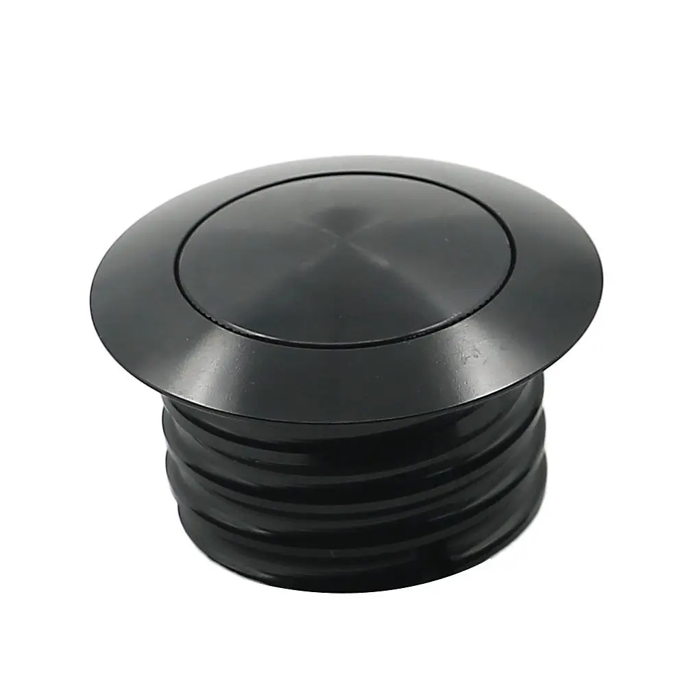 

Black Gas Cap Fuel Oil Tank Cover For Harley Sportster XL883 XL1200 48 72 82-18