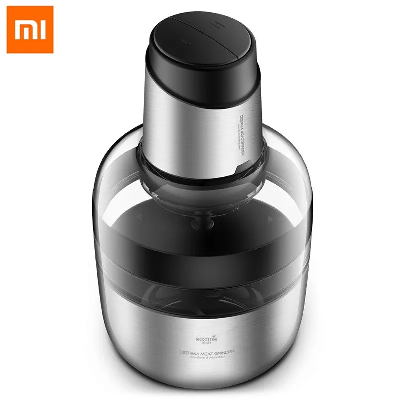 

Deerma DEM - JR01 Stainless Steel Meat Grinder Chopper From Xiaomi Youpin Automatic Mincing Machine High-Quality Household