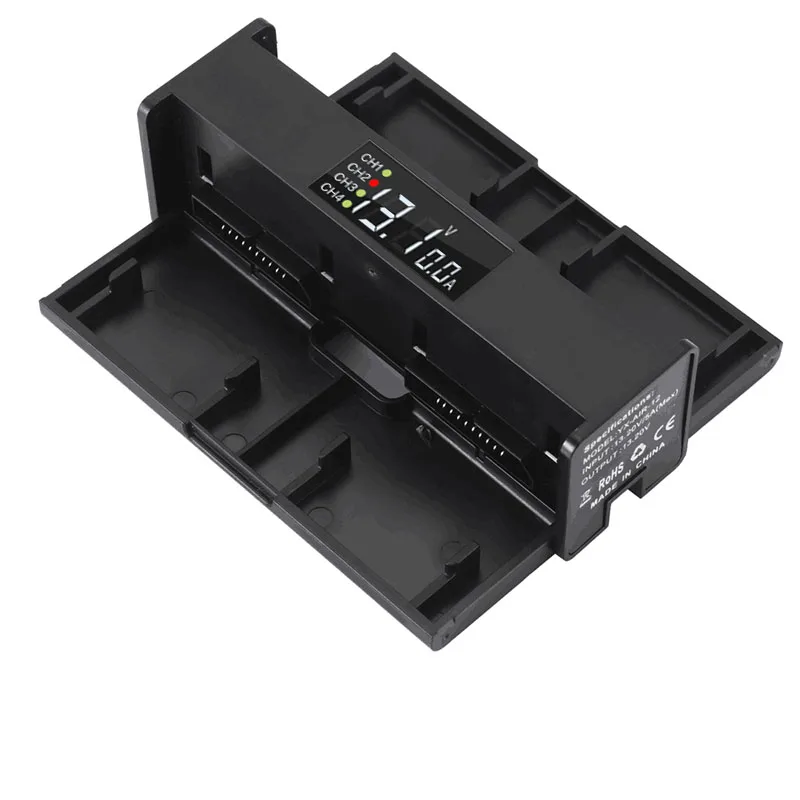

2018 New 4 in 1 Portable Drone Battery Charger Converter Battery Charging Hub Smart Charger digit LED Screen For DJI Mavic Air