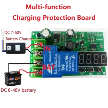 

Digital Display dc 12v 24v 36v 48v 60v Lead-acid Lithium lilo Battery Charging Protection Board UPS Car Solar