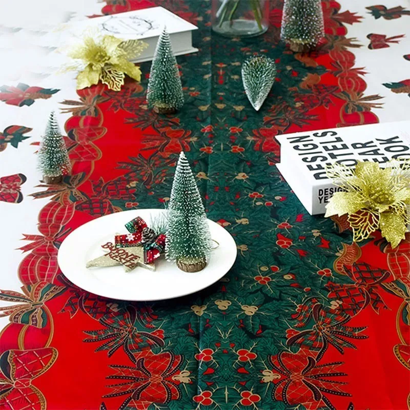 New Year Christmas Tablecloth Kitchen Dining Table Decorations Home Rectangular Party Table Covers Christmas Ornaments 150x180cm New Year Christmas Tablecloth Kitchen Dining Table Decorations Home Rectangular Party Table Covers Christmas Ornaments 150x180cm